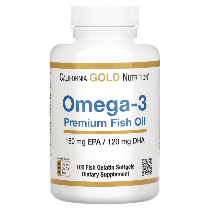 Омега-3 [California Gold Nutrition] 100 капсул
